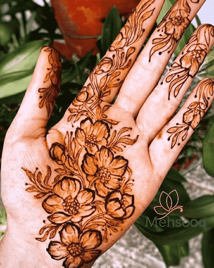 Mesmeric Gazipur Henna Design