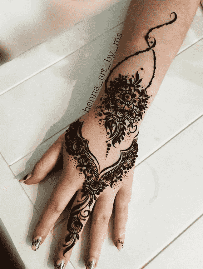 Awesome Ghazni Henna Design