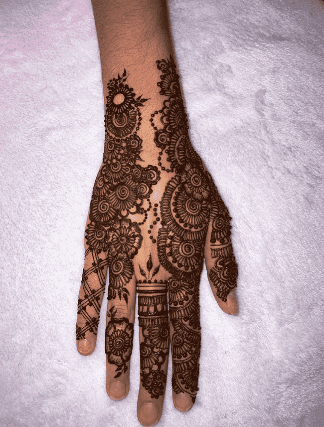 Marvelous Ghazni Henna Design