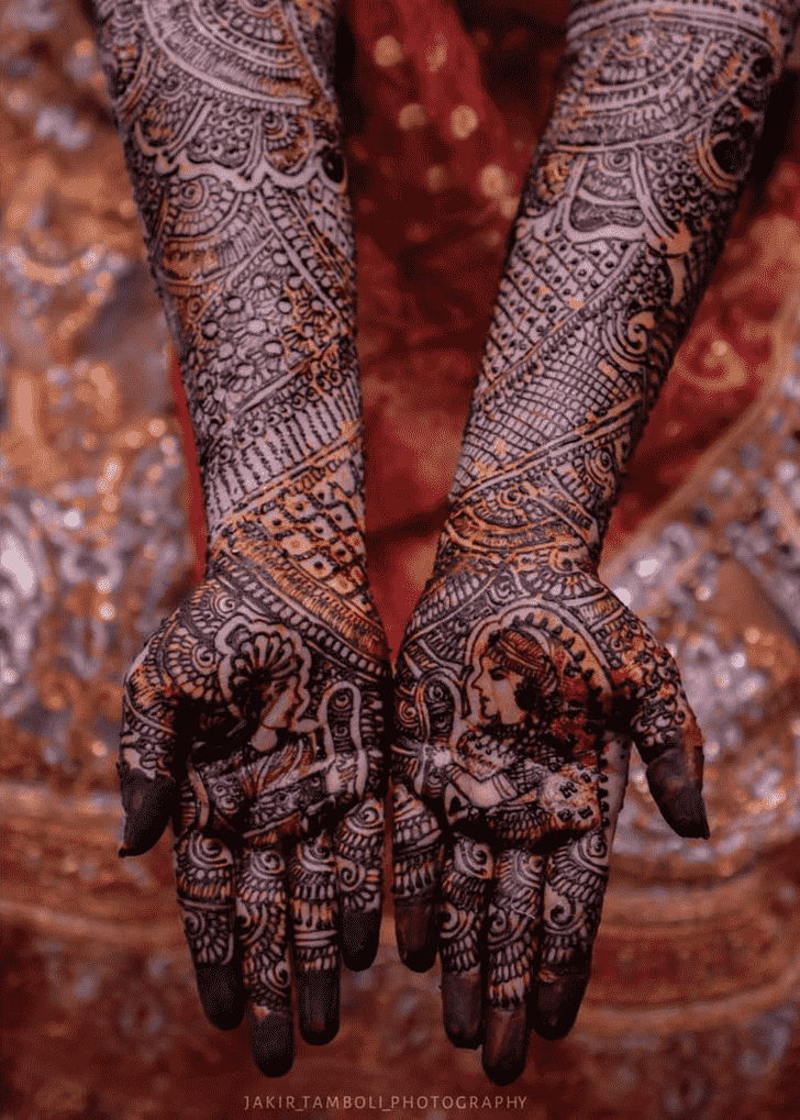 Resplendent Girls Henna Design