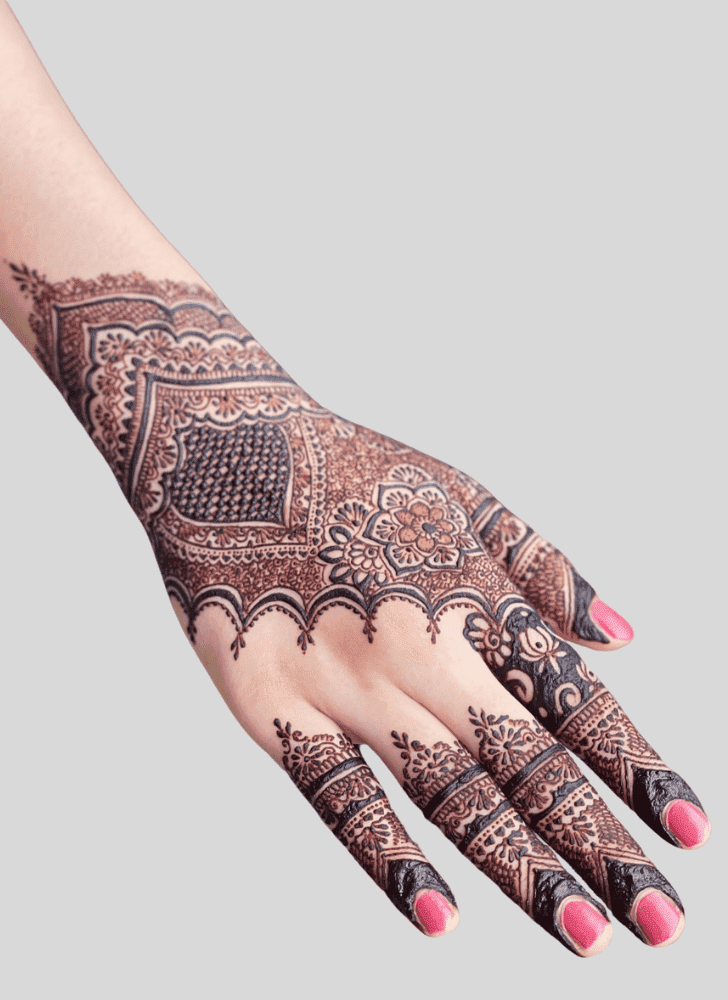 Captivating Glow Henna Design