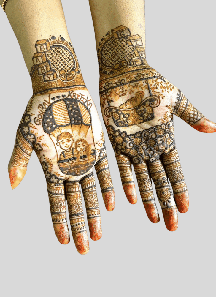 Comely Glow Henna Design