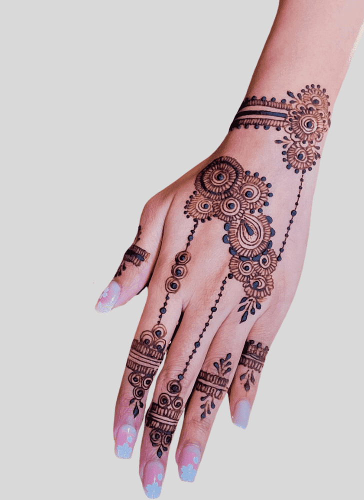 Delicate Glow Henna Design