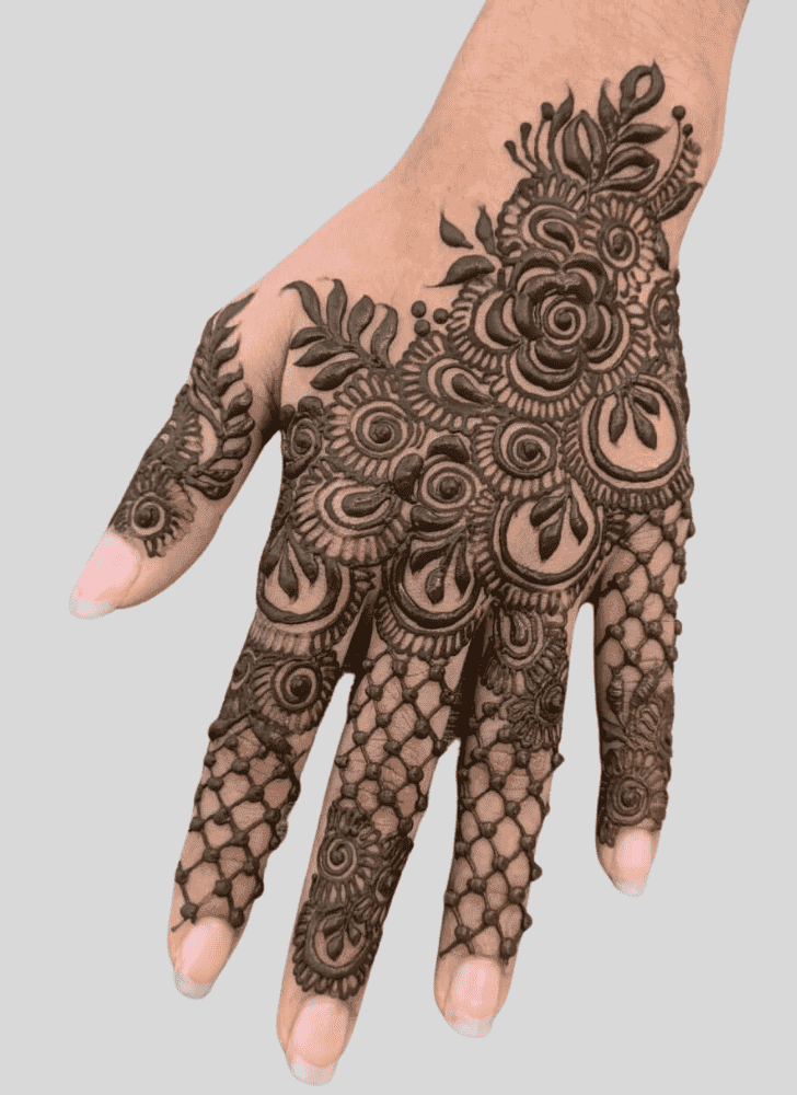 Enthralling Glow Henna Design