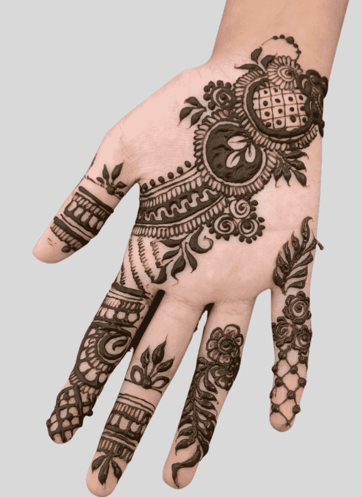 Fetching Glow Henna Design