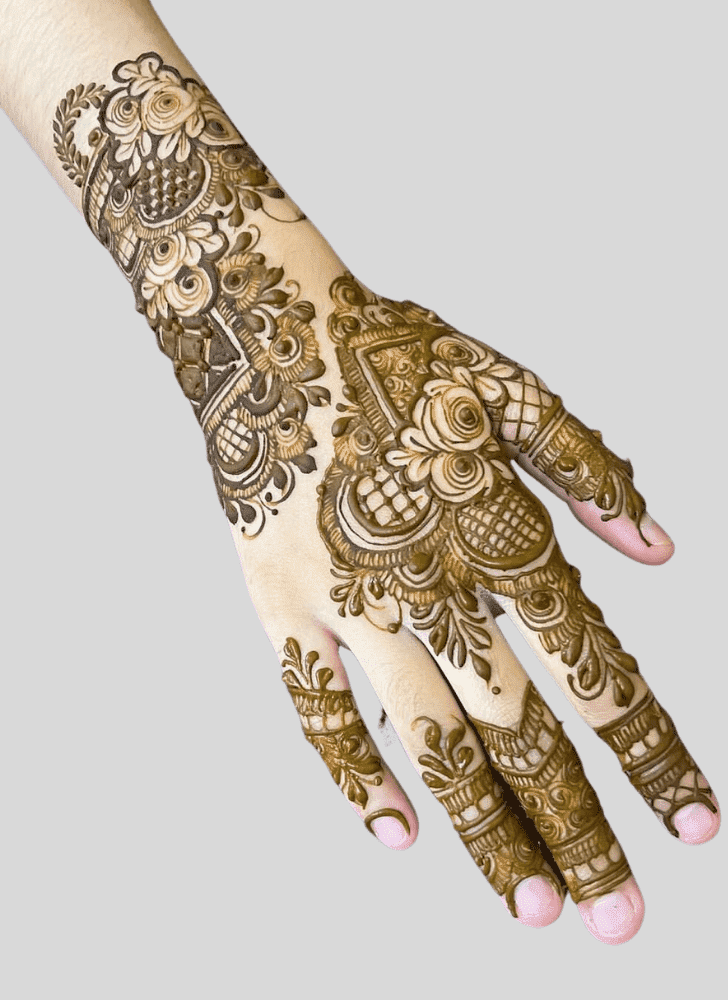 Graceful Glow Henna Design