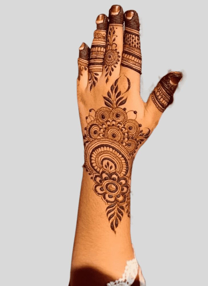 Inviting Glow Henna Design