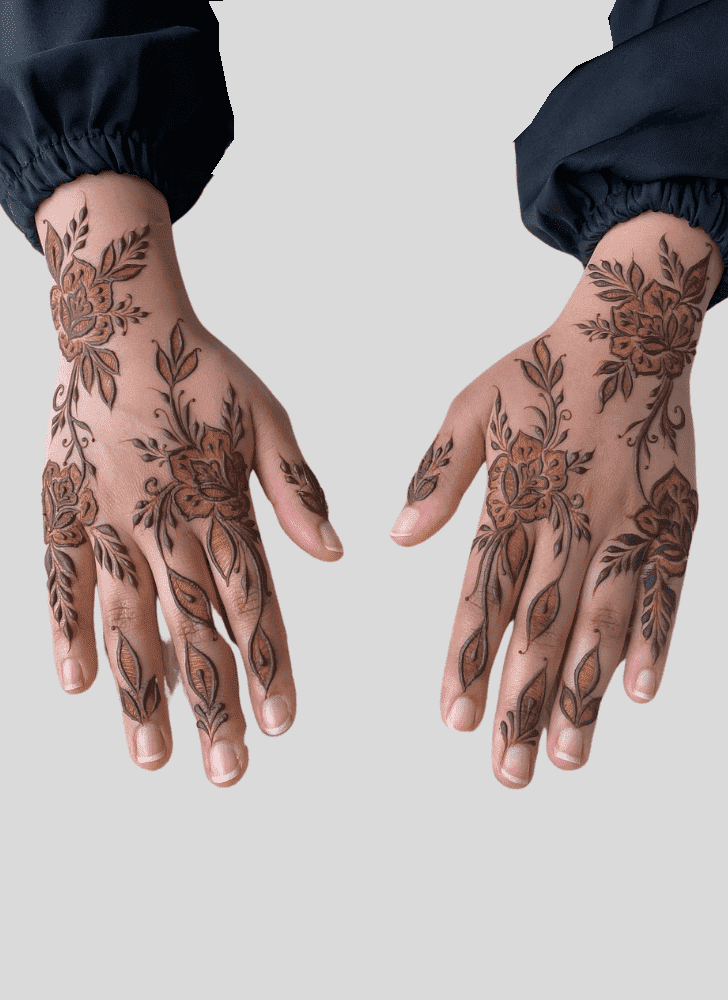 Nice Glow Henna Design