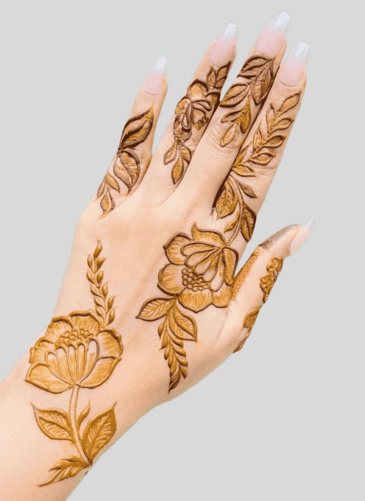 Radiant Glow Henna Design