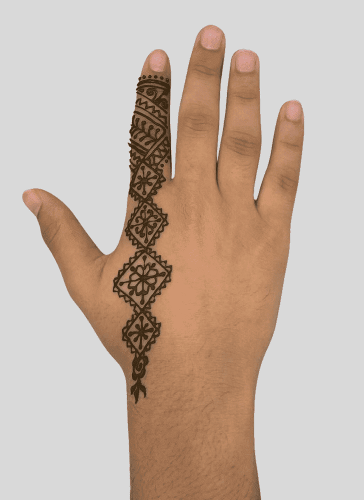 Slightly Glow Henna Design