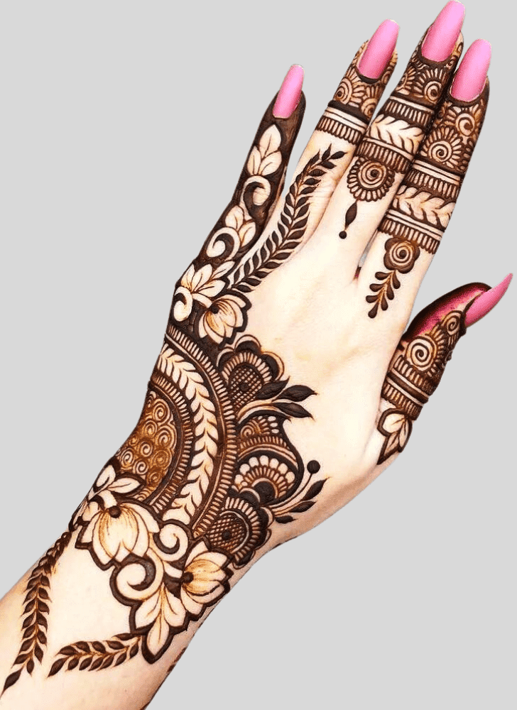 Wonderful Glow Mehndi Design