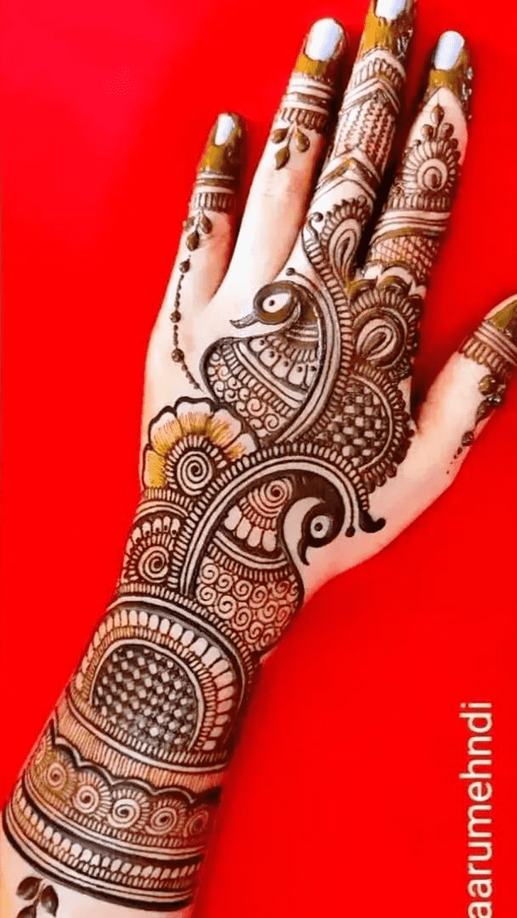 Admirable Graceful Mehndi Design