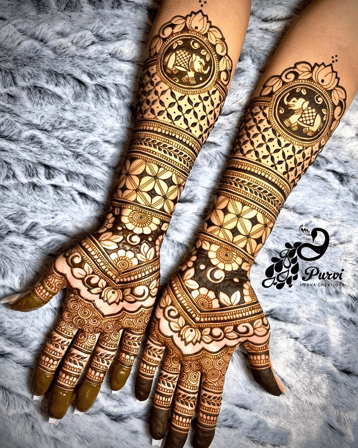 Alluring Graceful Henna Design