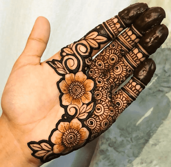 Wonderful Graceful Mehndi Design