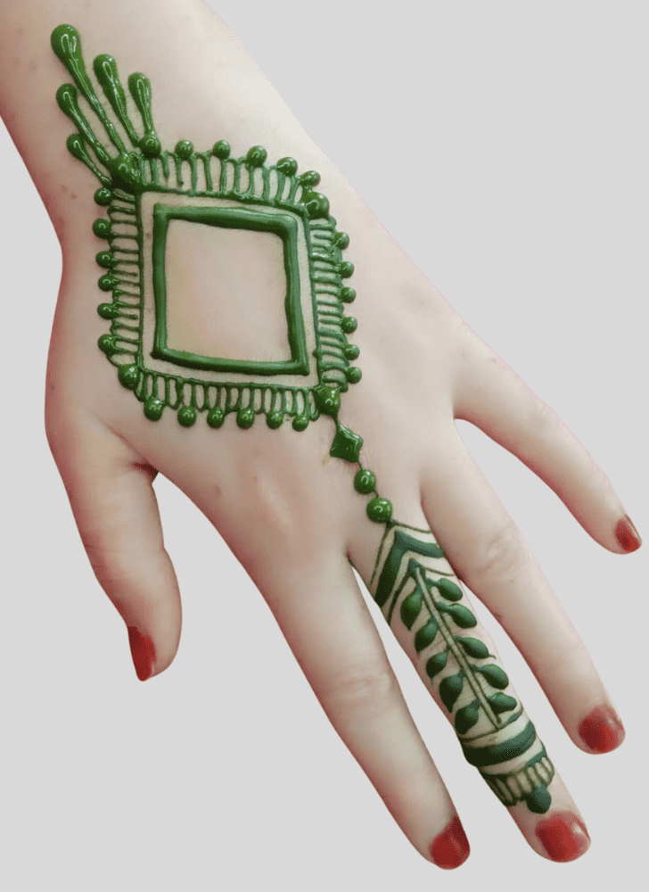 Ideal Green Henna Design