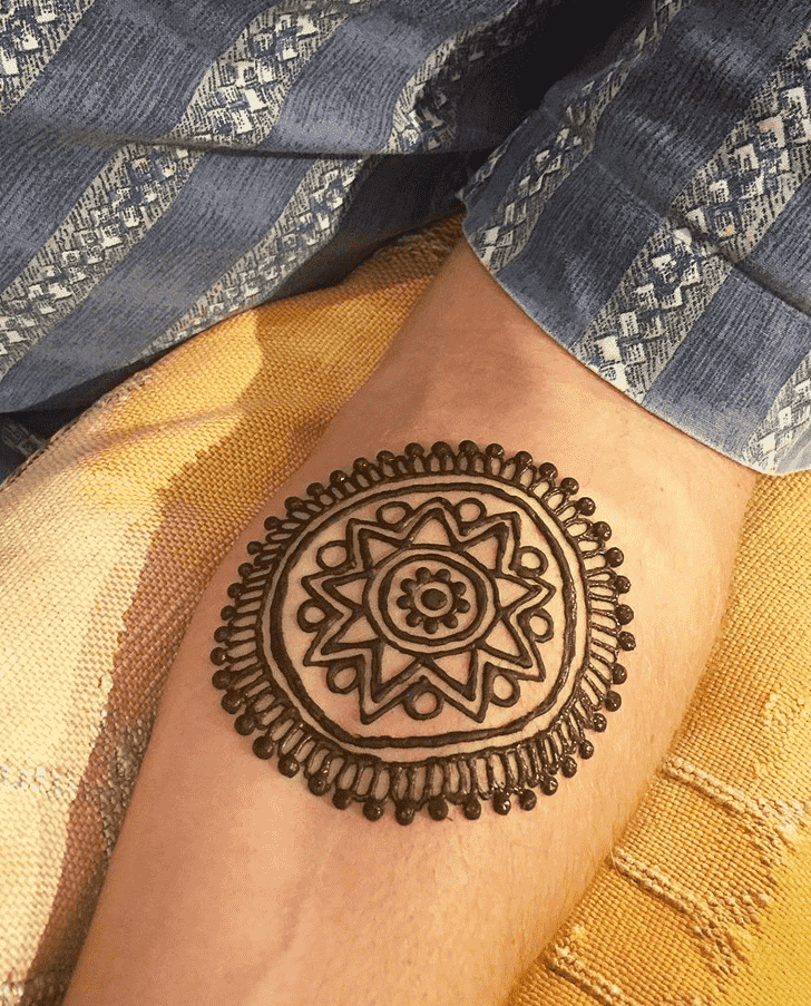 Admirable Groom Mehndi Design