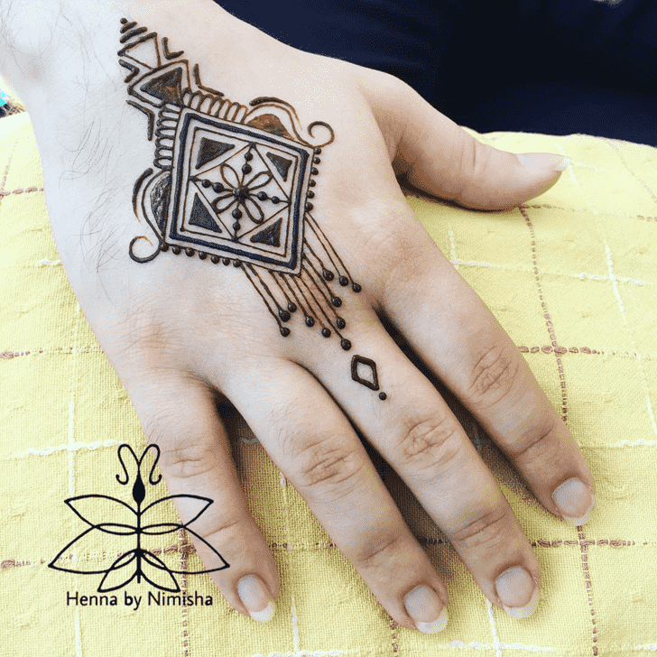 Divine Groom Henna Design