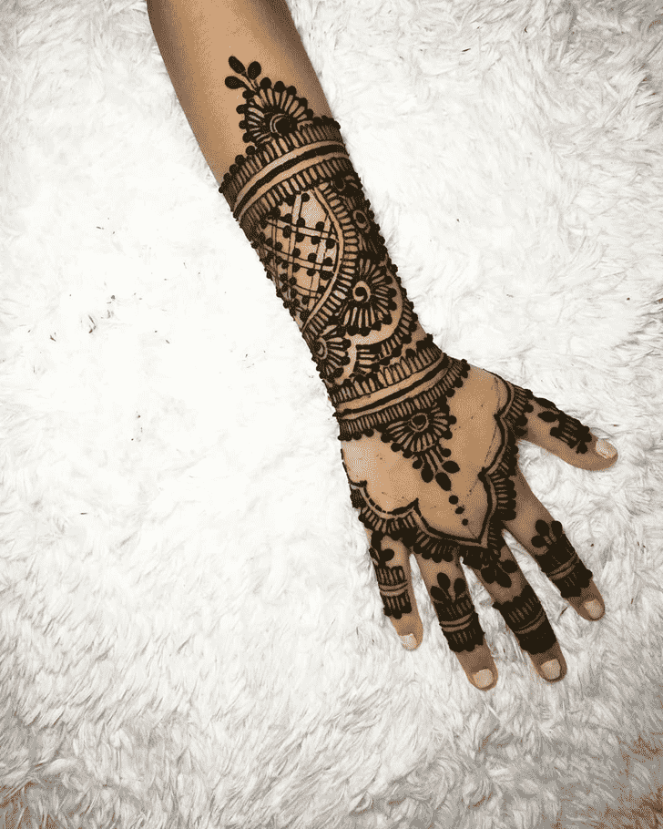 Marvelous Groom Henna Design