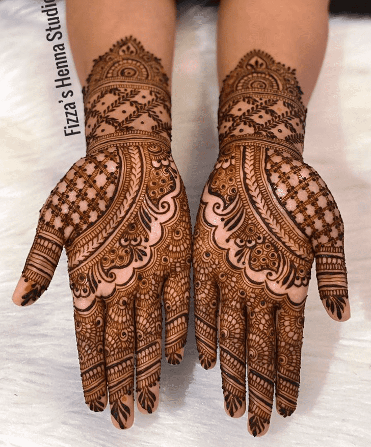 Admirable Gujarati Mehndi Design