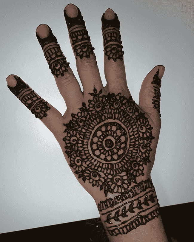 Fascinating Gujranwala Henna Design