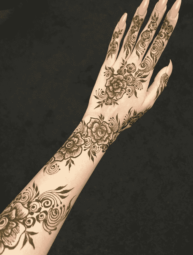 Magnetic Gujranwala Henna Design