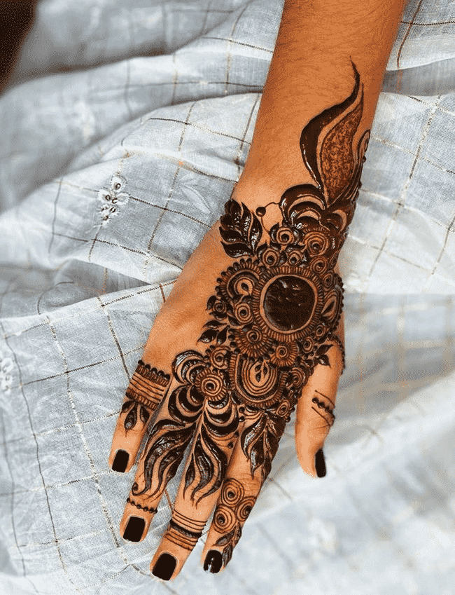 Delicate Gurgaon Henna Design