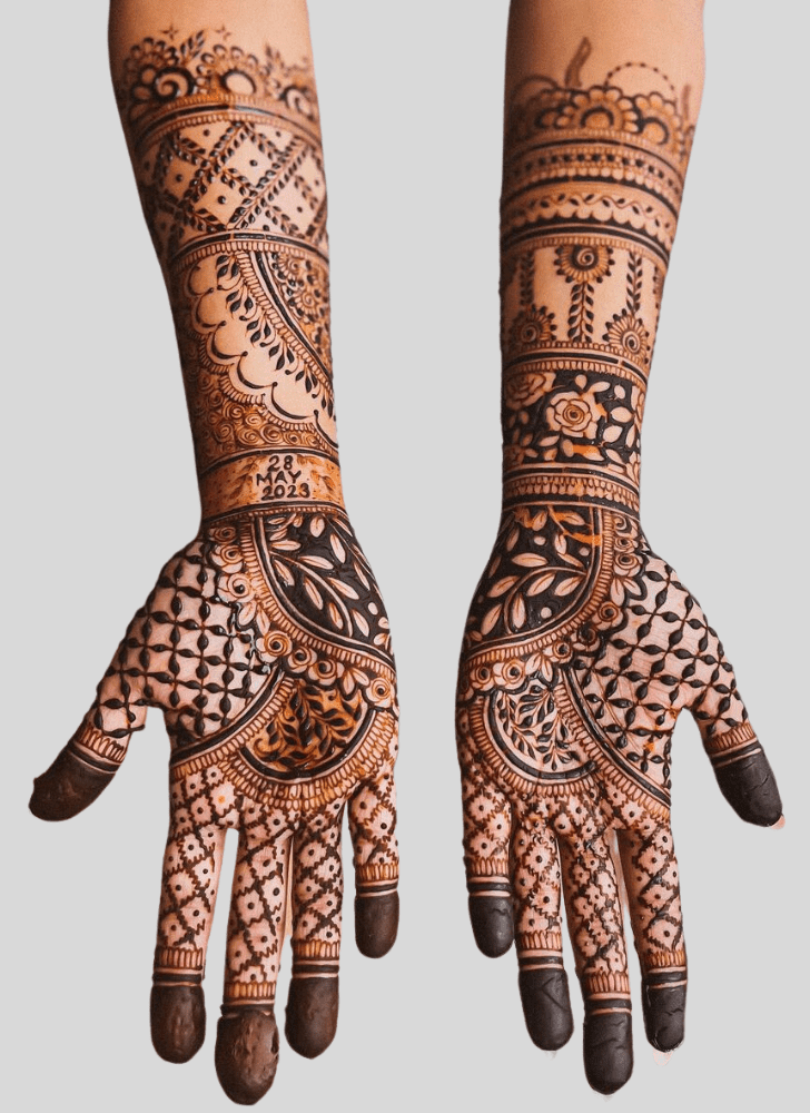 Delicate Hamburg Henna Design