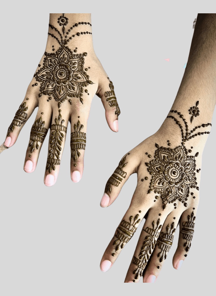 Elegant Hamburg Henna Design