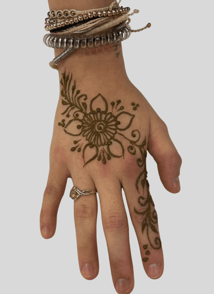 Gorgeous Hand Finger Mehndi Design