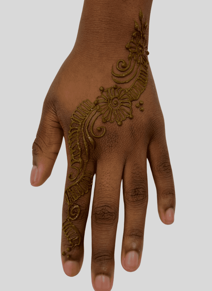 Awesome Hand Finger Mehndi Design