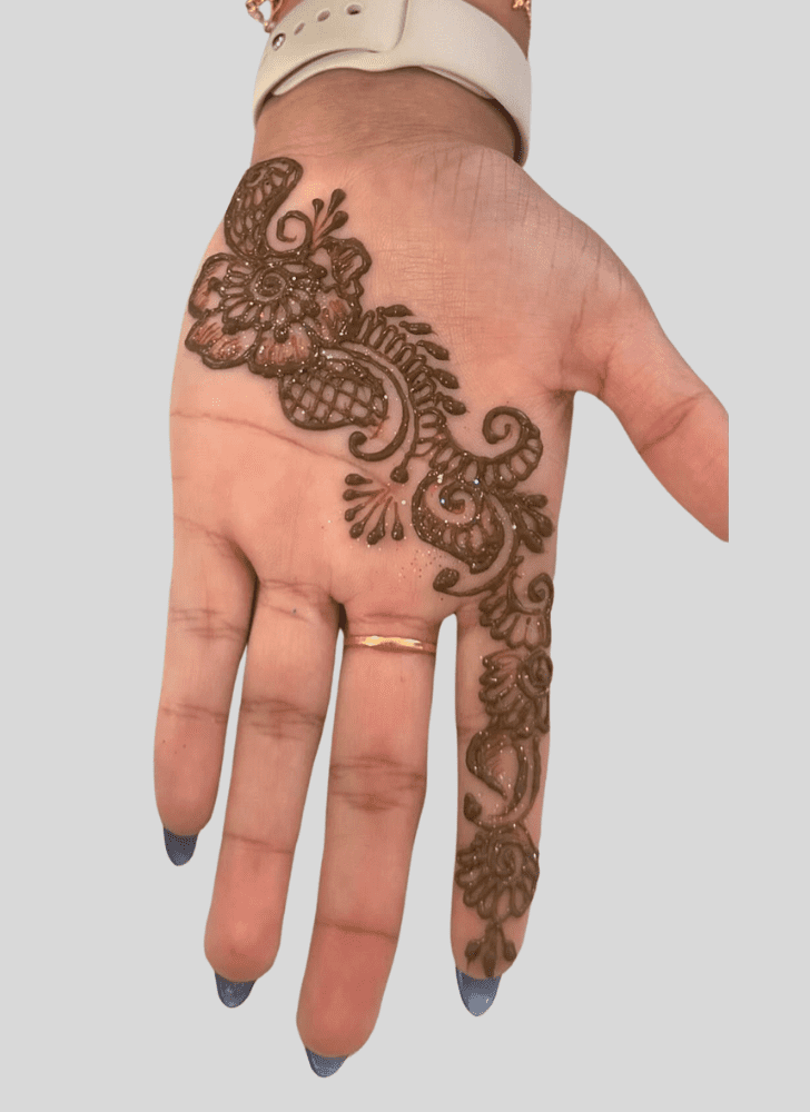 Magnificent Hand Finger Mehndi Design