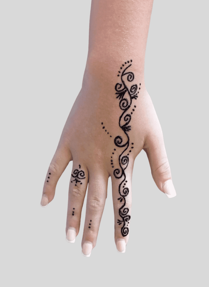 Ravishing Hand Finger Mehndi Design