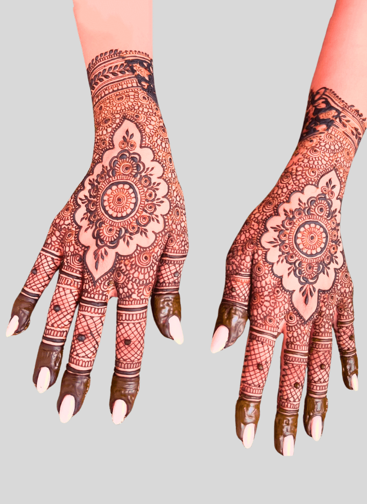 Admirable Hard Mehndi Design