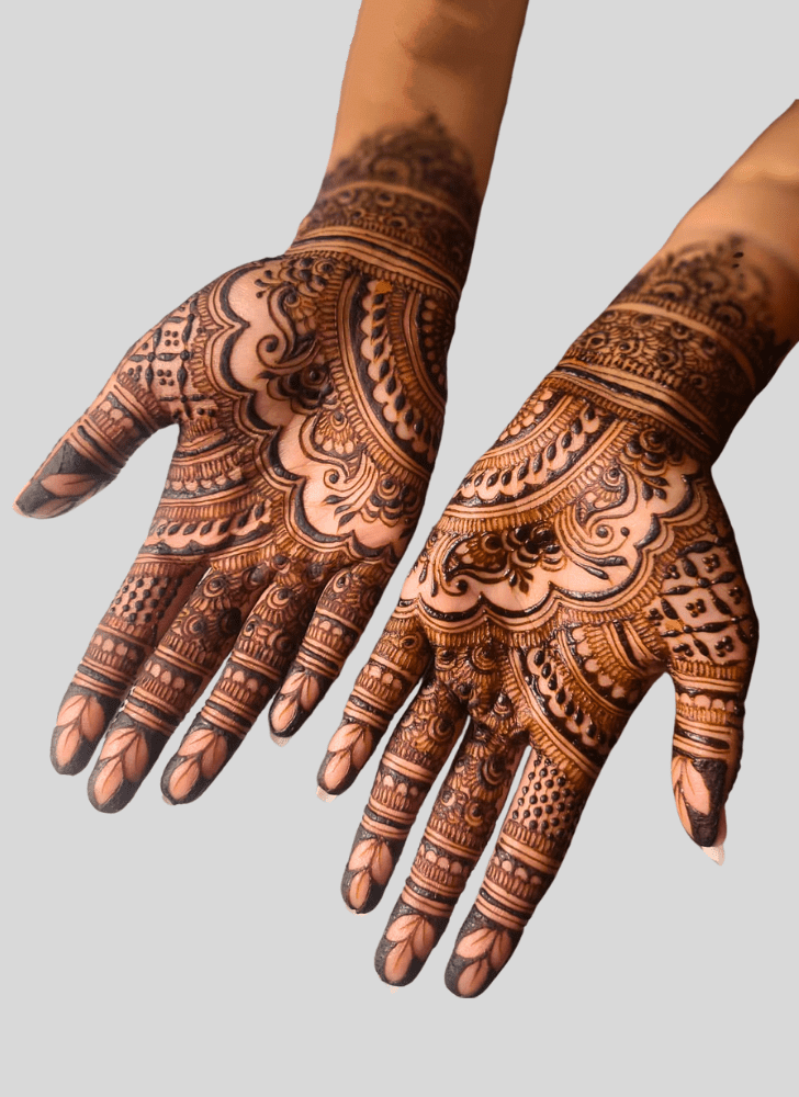 Captivating Hard Henna Design