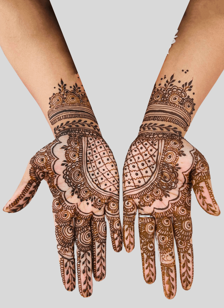 Delicate Hard Henna Design