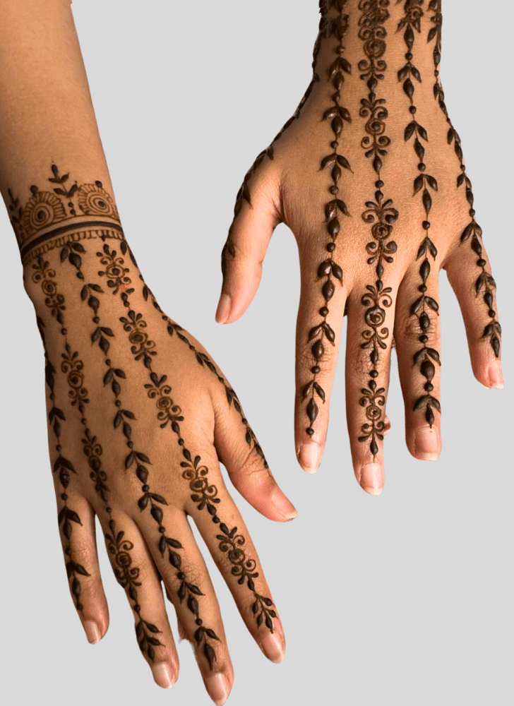 Delightful Hard Henna Design