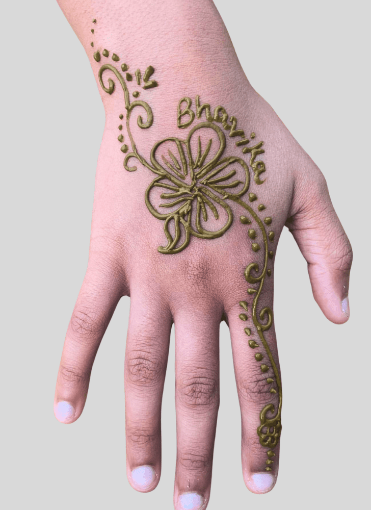 Excellent Hard Henna Design