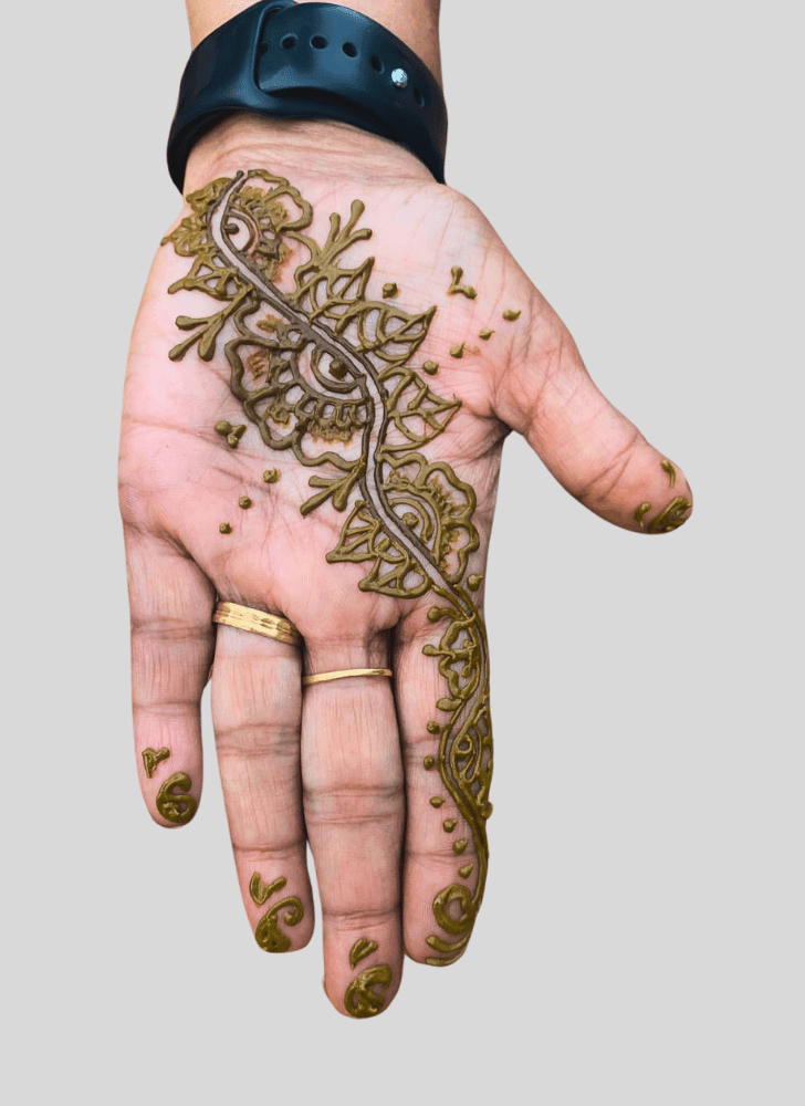 Exquisite Hard Henna Design