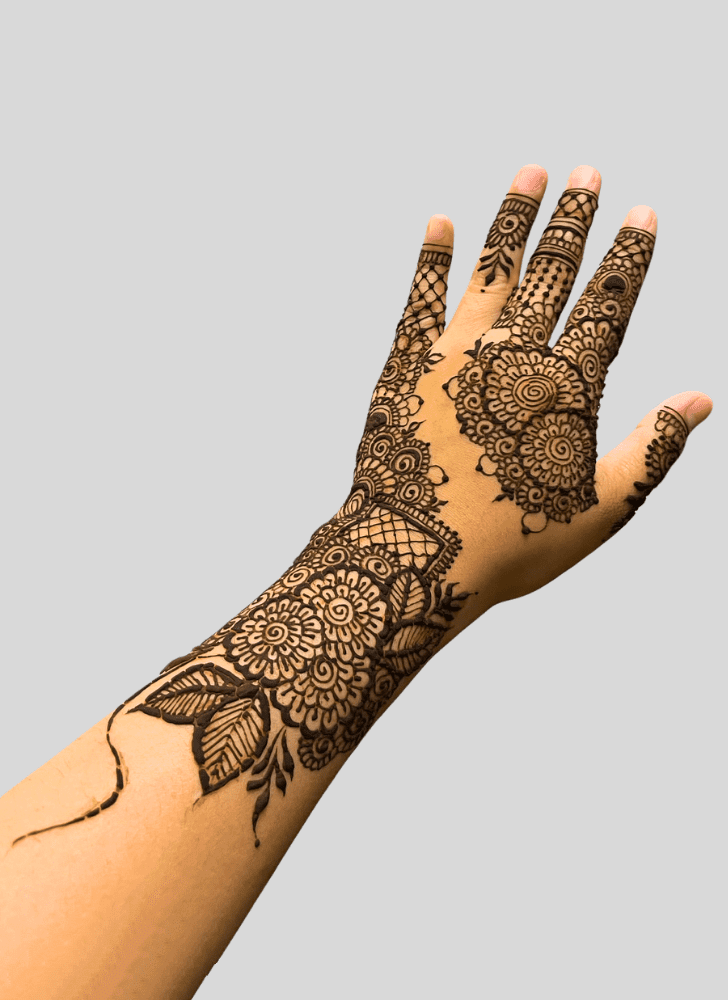 Good Looking Hard Henna Design