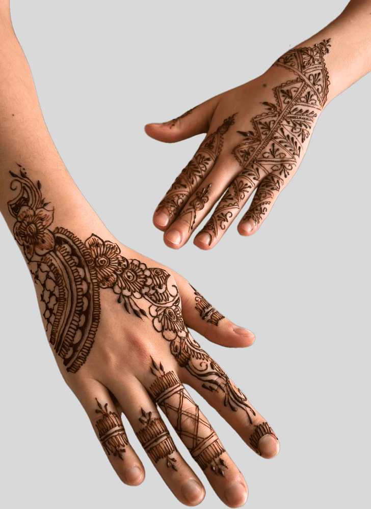 Lovely Hard Mehndi Design