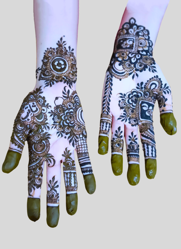 Magnificent Hard Henna Design