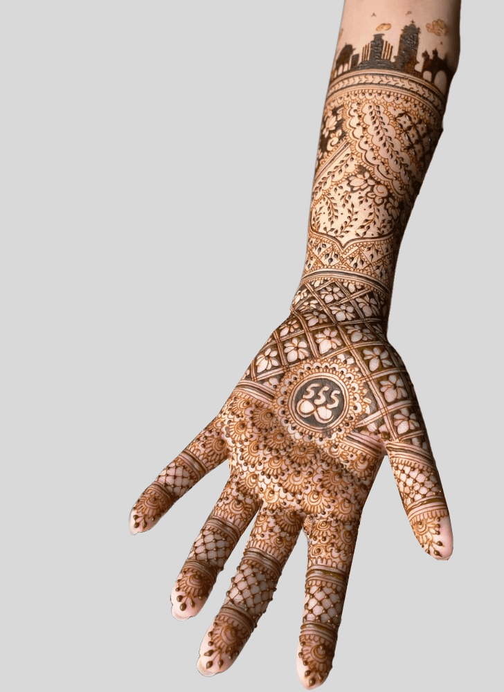 Refined Hard Henna Design