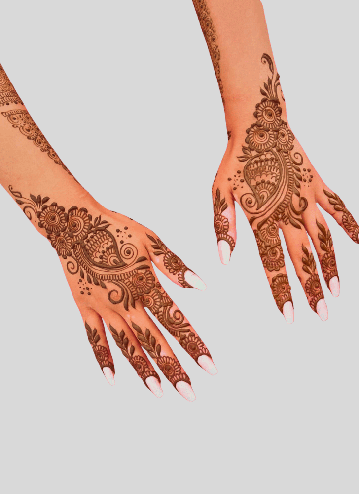 Stunning Hard Henna Design