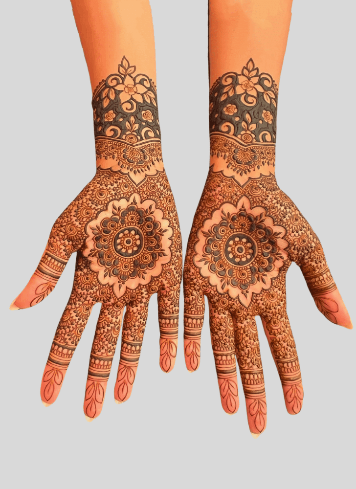 Superb Hard Henna Design