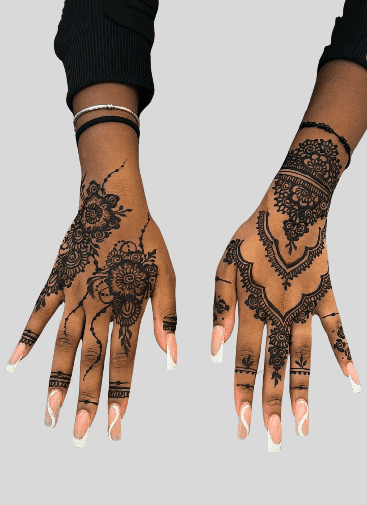 Wonderful Hard Mehndi Design