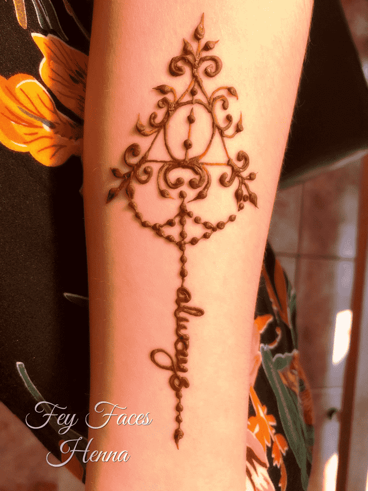 Resplendent Harry Potter Henna Design