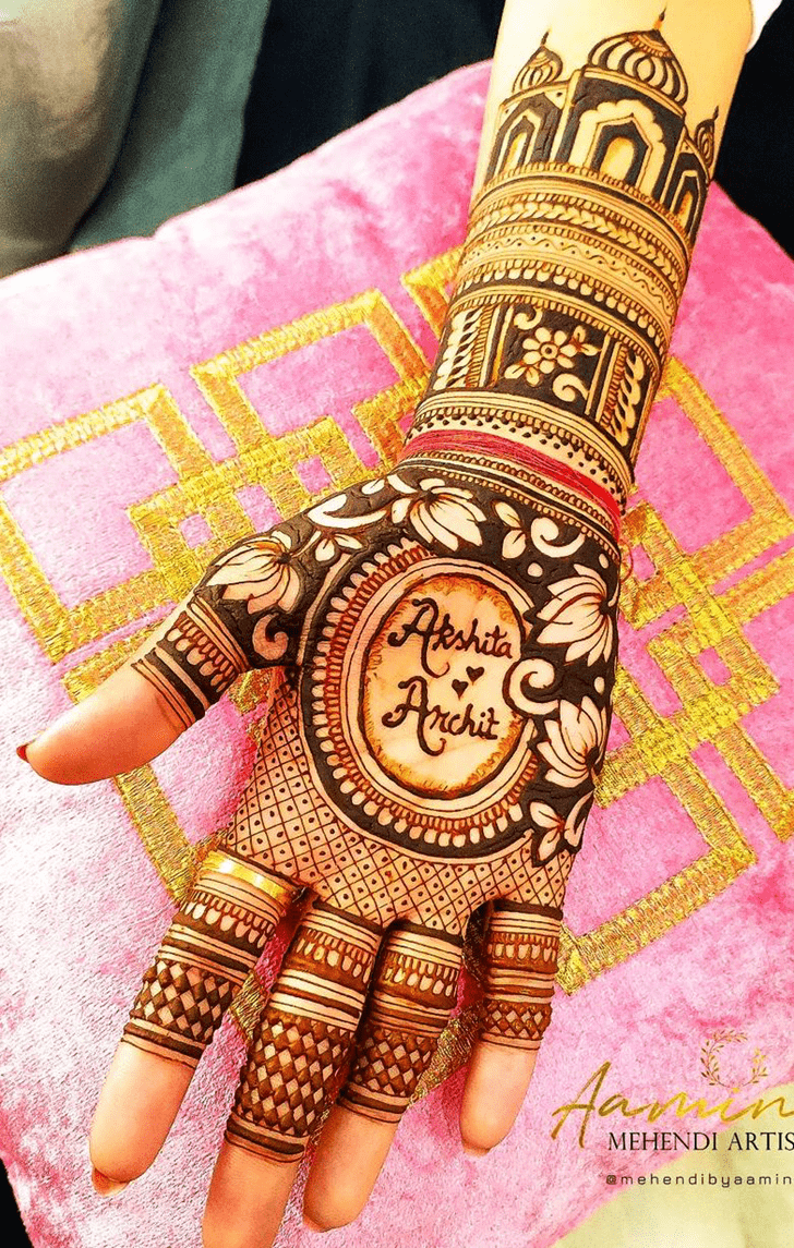 Arm Heavy Henna Design