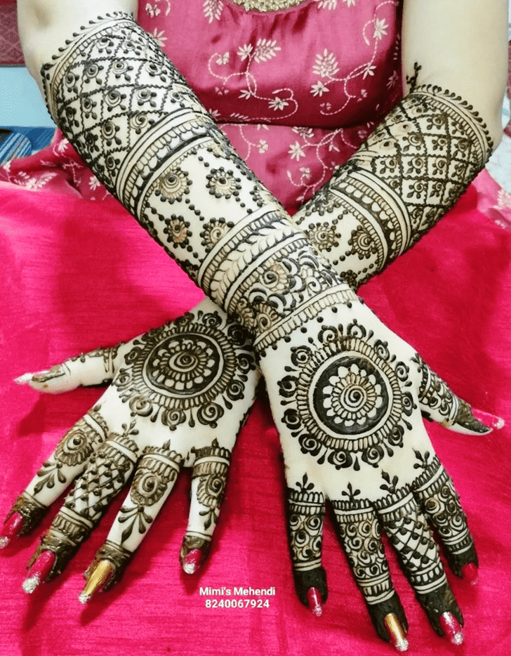 Excellent Heavy Henna Design