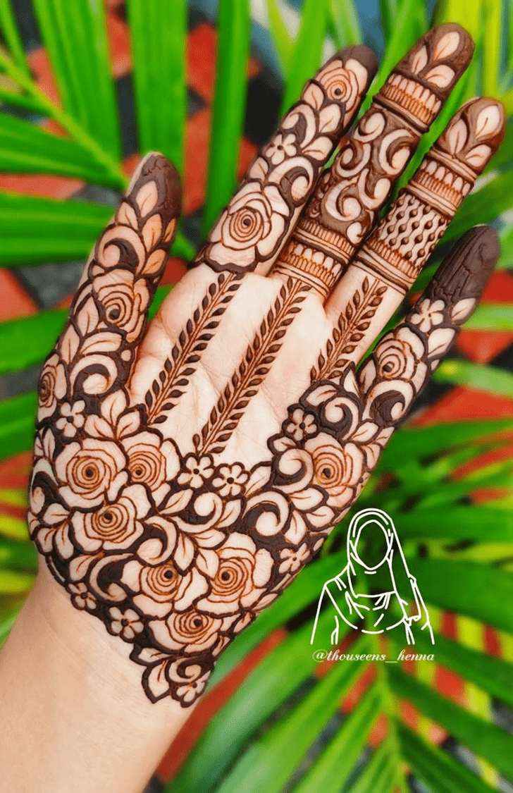 Magnificent Heavy Henna Design