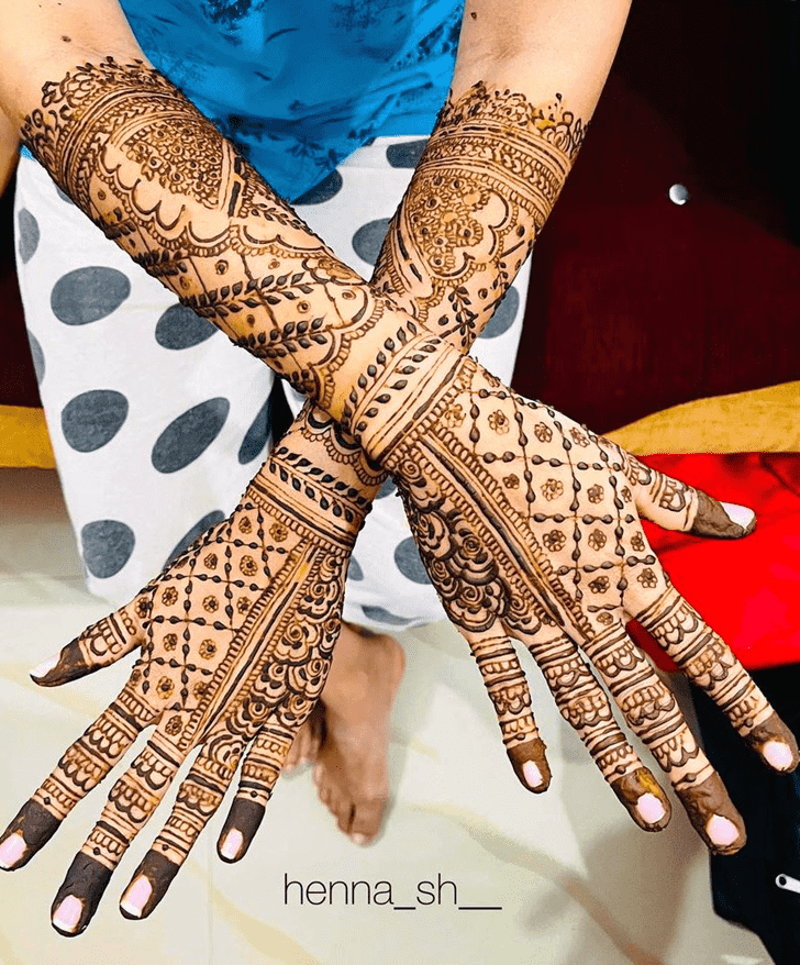 Stunning Heavy Henna Design